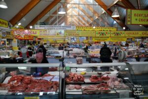 The central market in Arkhangelsk