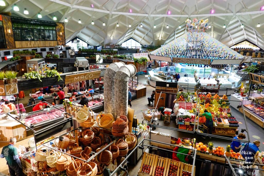 Inside Danilovsky market